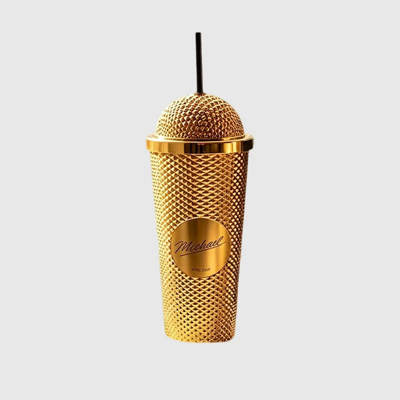Purpose-Built Superstar Microphone-Shaped Tumbler – Unique Gold &