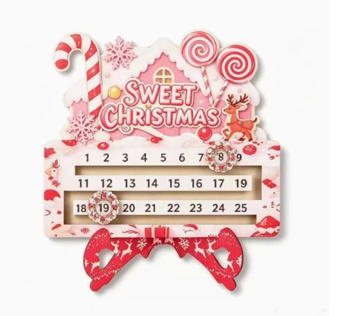Purpose-Built 25-Day Countdown Ornament for Everyday Use