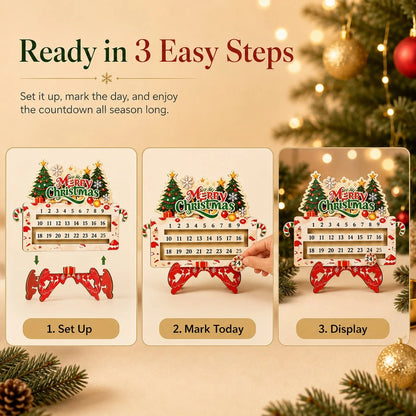 Purpose-Built 25-Day Countdown Ornament for Everyday Use