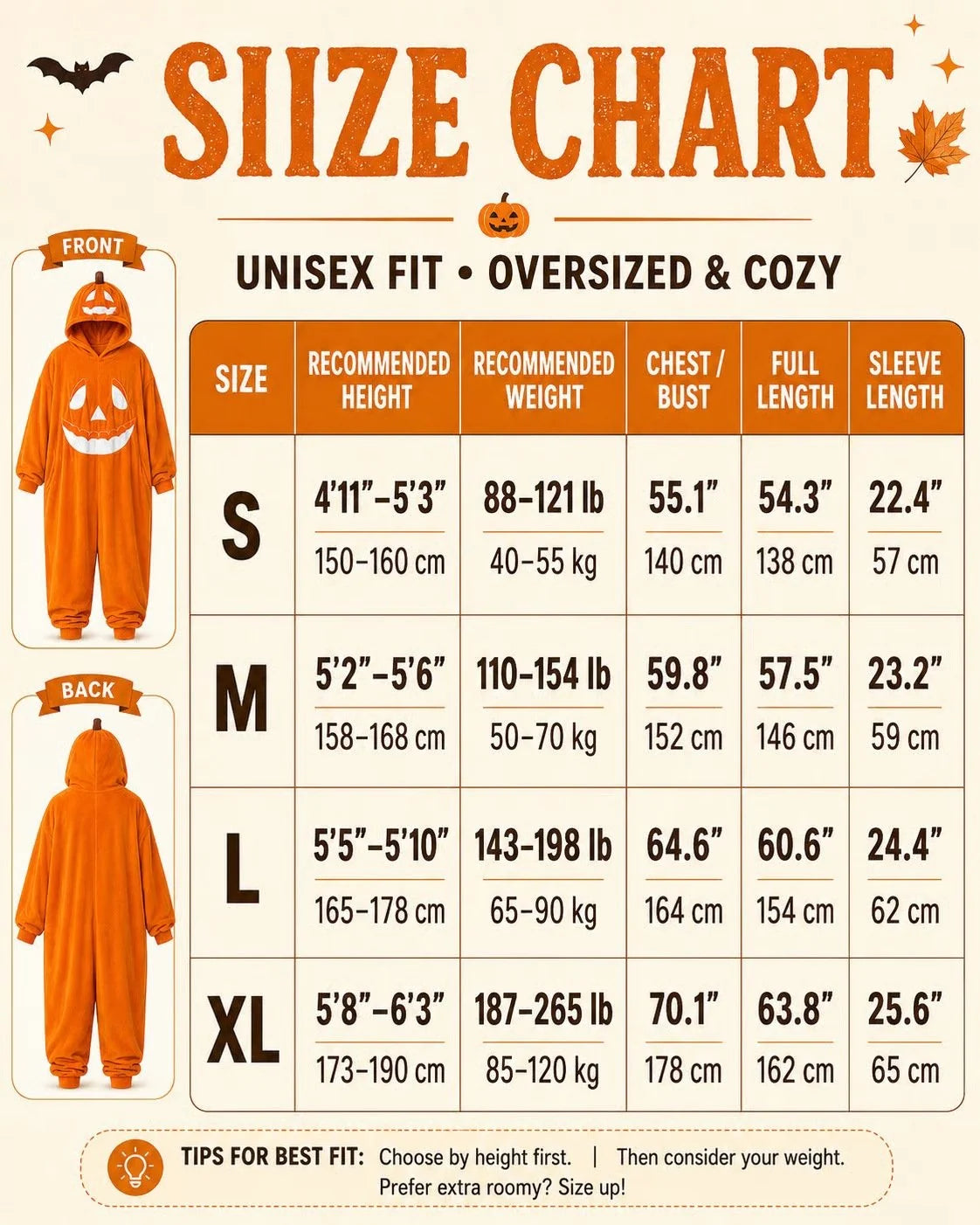 Purpose-Built Cozy Pumpkin Onesie Pajamas – Ultra-Soft, Warm &