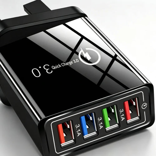 Distinctive The Charger Big Tech Hates – 4-Port Quick Charge 3.0 + AI