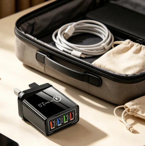 Distinctive The Charger Big Tech Hates – 4-Port Quick Charge 3.0 + AI