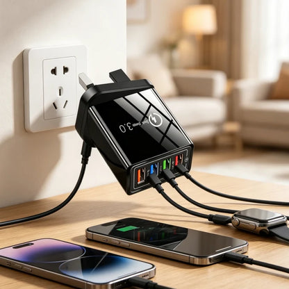 Distinctive The Charger Big Tech Hates – 4-Port Quick Charge 3.0 + AI