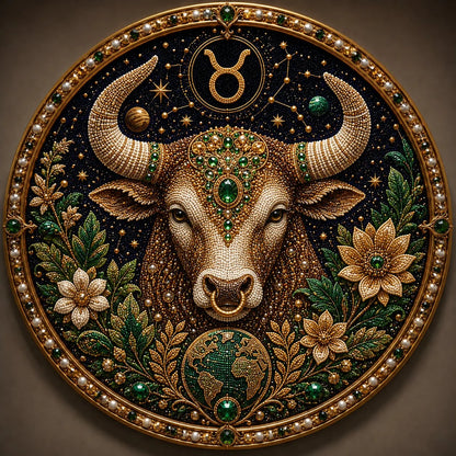 12 Zodiac Signs Pearl Art Craft Kit for Creative DIY Projects