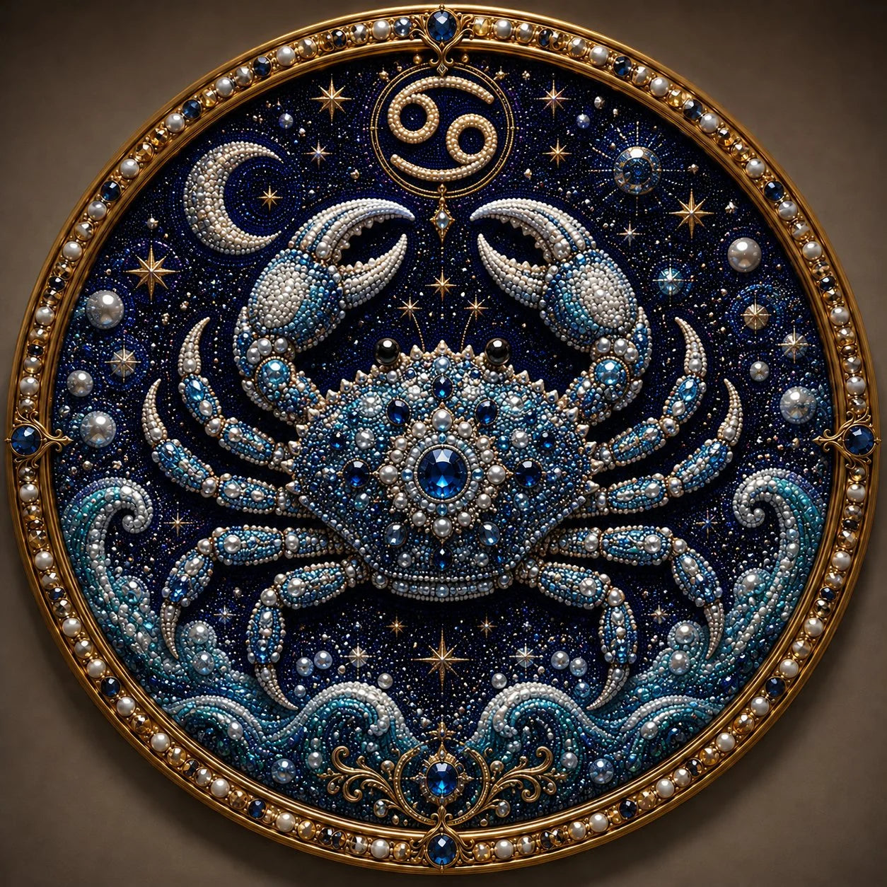 12 Zodiac Signs Pearl Art Craft Kit for Creative DIY Projects