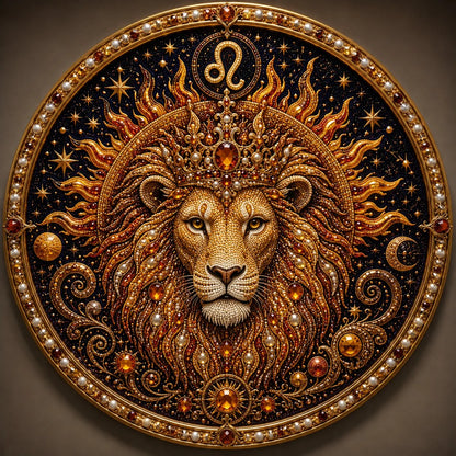 12 Zodiac Signs Pearl Art Craft Kit for Creative DIY Projects