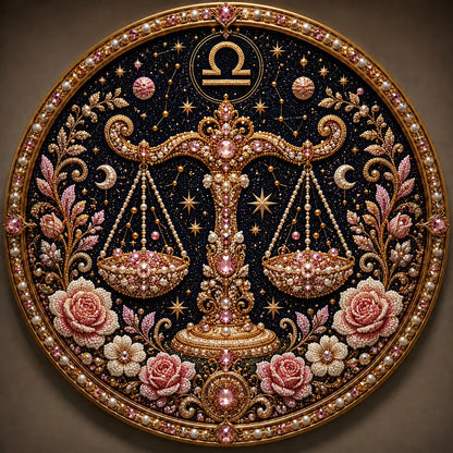 12 Zodiac Signs Pearl Art Craft Kit for Creative DIY Projects