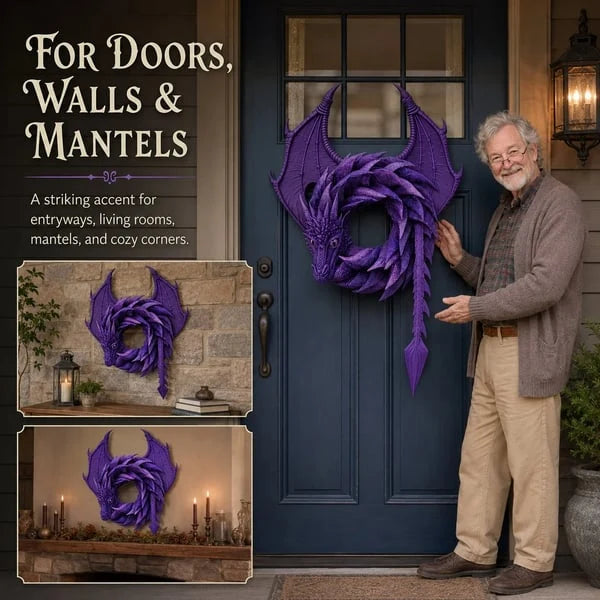 Purpose-Built Handmade Dragon Wreath for Everyday Use