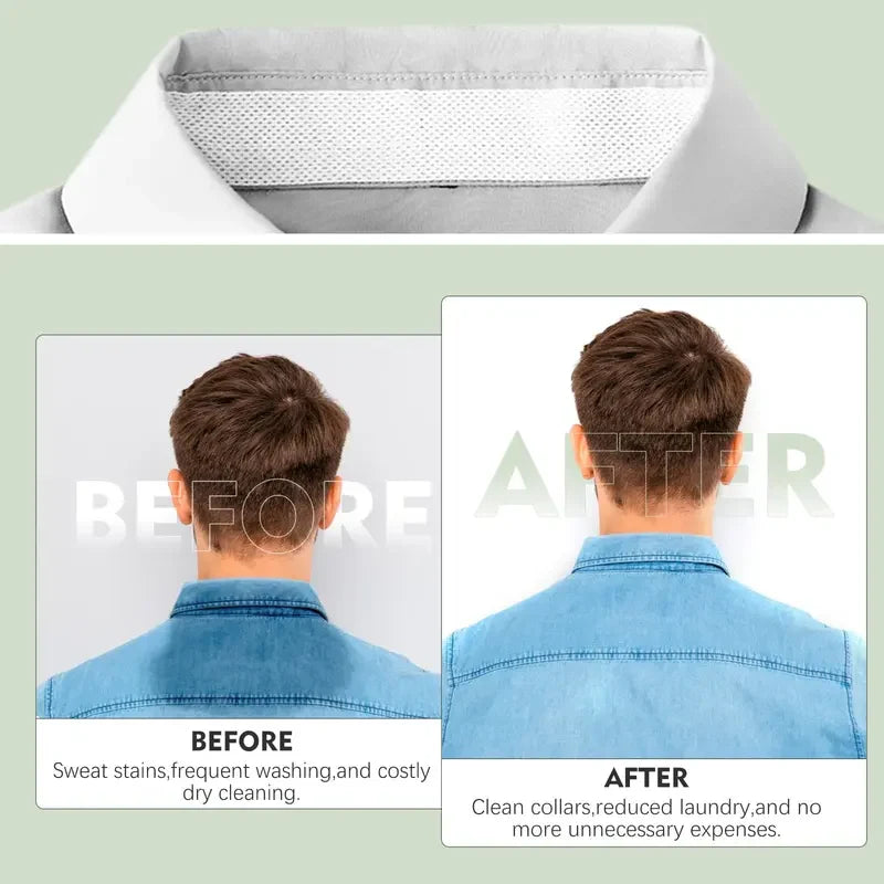 2-Roll Invisible Shirt Collar Sweat Pads and Clothing Guards