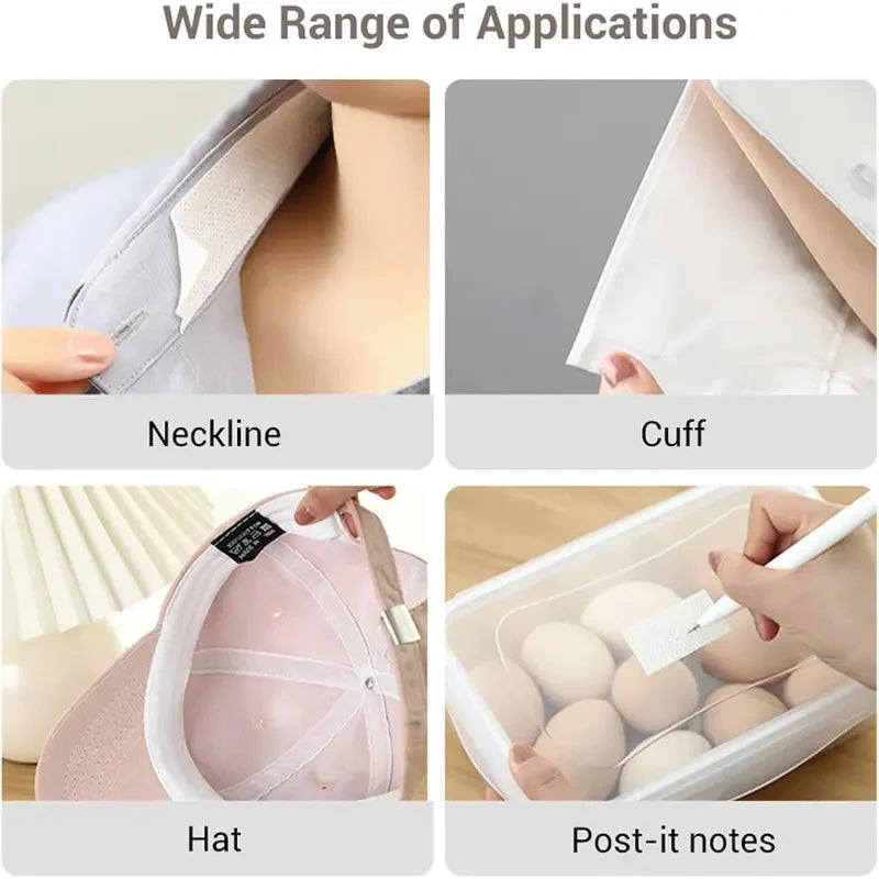 2-Roll Invisible Shirt Collar Sweat Pads and Clothing Guards