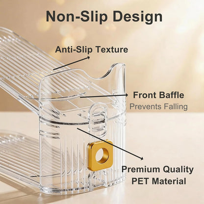 Space-Saving Shoe Organizer for Closet – Stackable Rack with Height