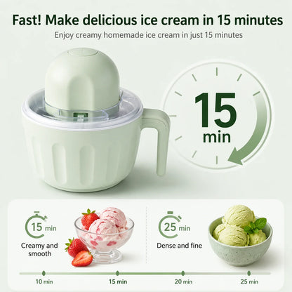 Purpose-Built Mini Homemade Ice Cream Maker for Everyday Use