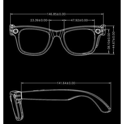 Distinctive Smart AI Translation Camera Bluetooth Glasses – 8 MP