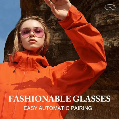 Bluetooth 5.4 Open-Ear Audio Sunglasses with UV Protection