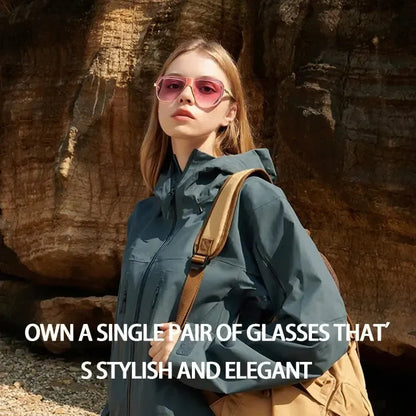 Bluetooth 5.4 Open-Ear Audio Sunglasses with UV Protection