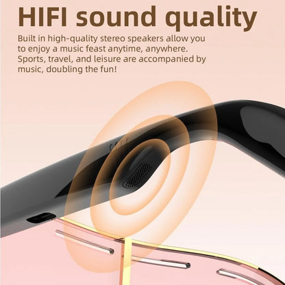 Bluetooth 5.4 Open-Ear Audio Sunglasses with UV Protection