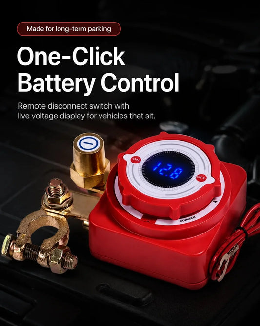 Workshop-Ready Smart Remote Battery Disconnect Switch – Built-In