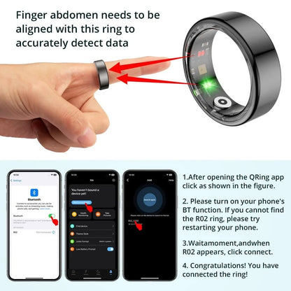 Distinctive Smart Ring 5ATM Waterproof – Women & Couples Wearable