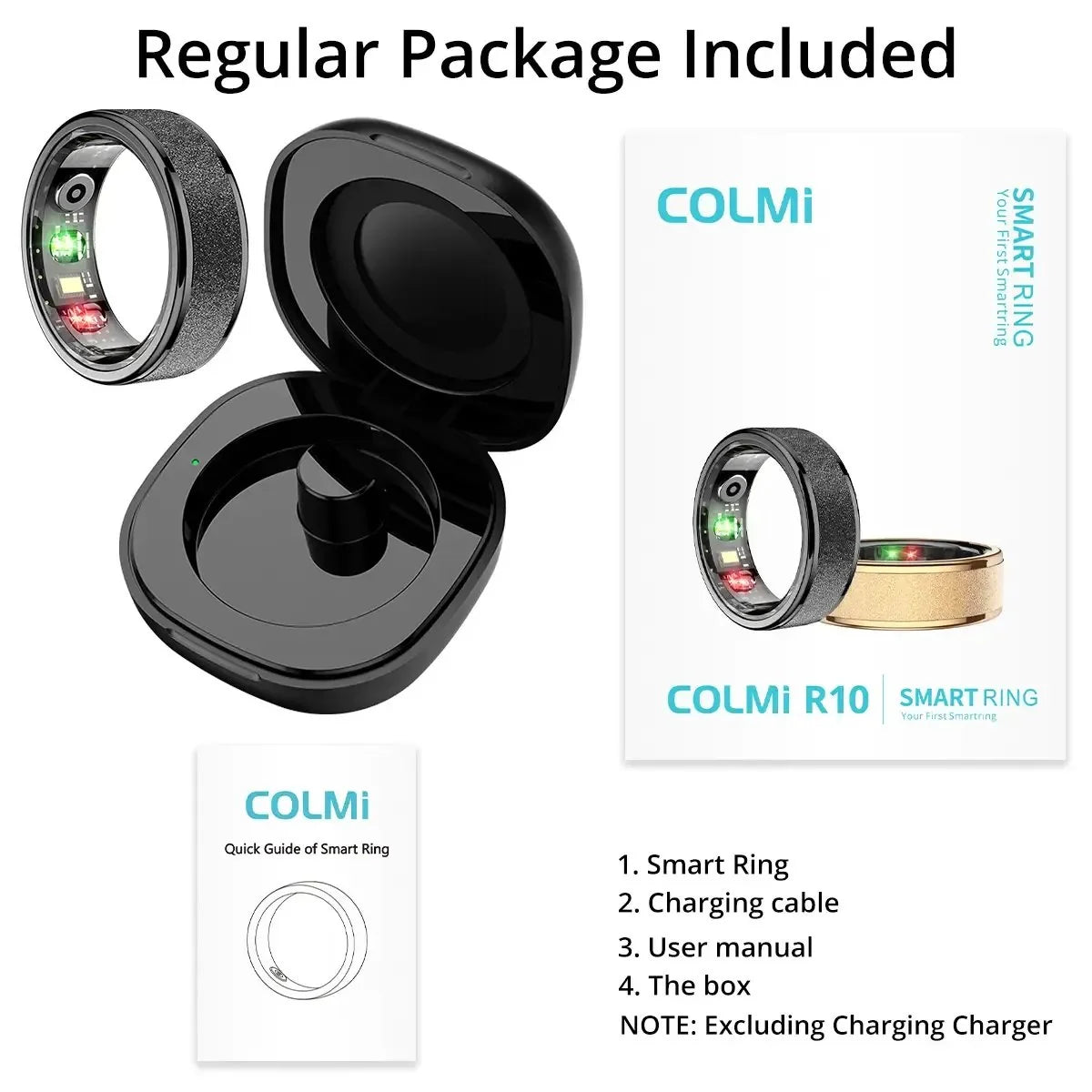 Distinctive Smart Ring 5ATM Waterproof – Women & Couples Wearable