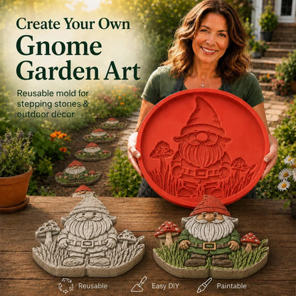Reusable Sunflower Mold for Concrete Garden Stepping Stones