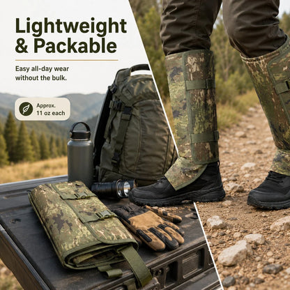 Purpose-Built Snake Bite Protection Leg Gaiters – Heavy-Duty