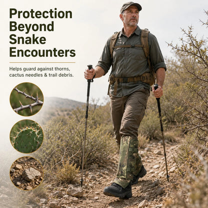 Purpose-Built Snake Bite Protection Leg Gaiters – Heavy-Duty
