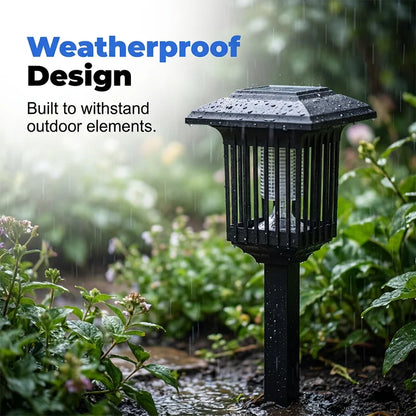 Solar 2-in-1 Mosquito Zapper and Outdoor Garden Path Light