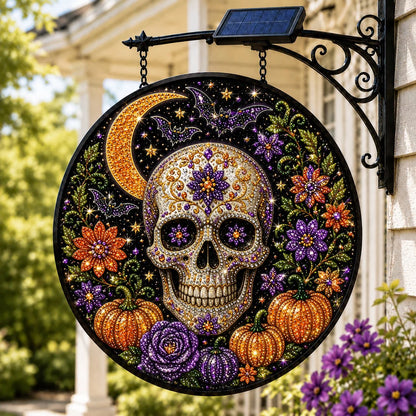 Outdoor Solar LED Hanging Sign Light for Garden Display