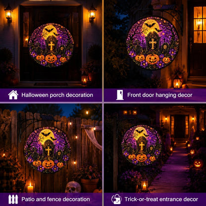 Outdoor Solar LED Hanging Sign Light for Garden Display
