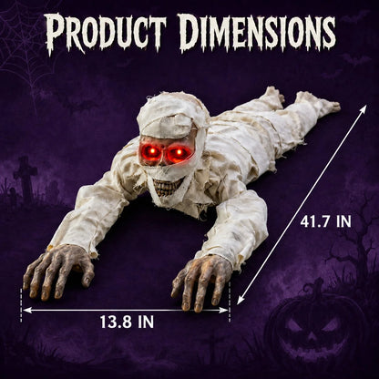 Purpose-Built Sound-Activated Animated Crawling Mumm – Sound Activated