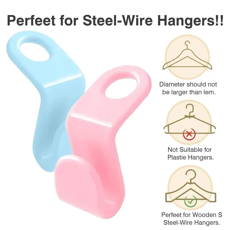 Space-Saving Space Saving Hangers Connector Hooks 20