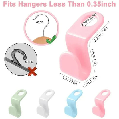 Space-Saving Space Saving Hangers Connector Hooks 20