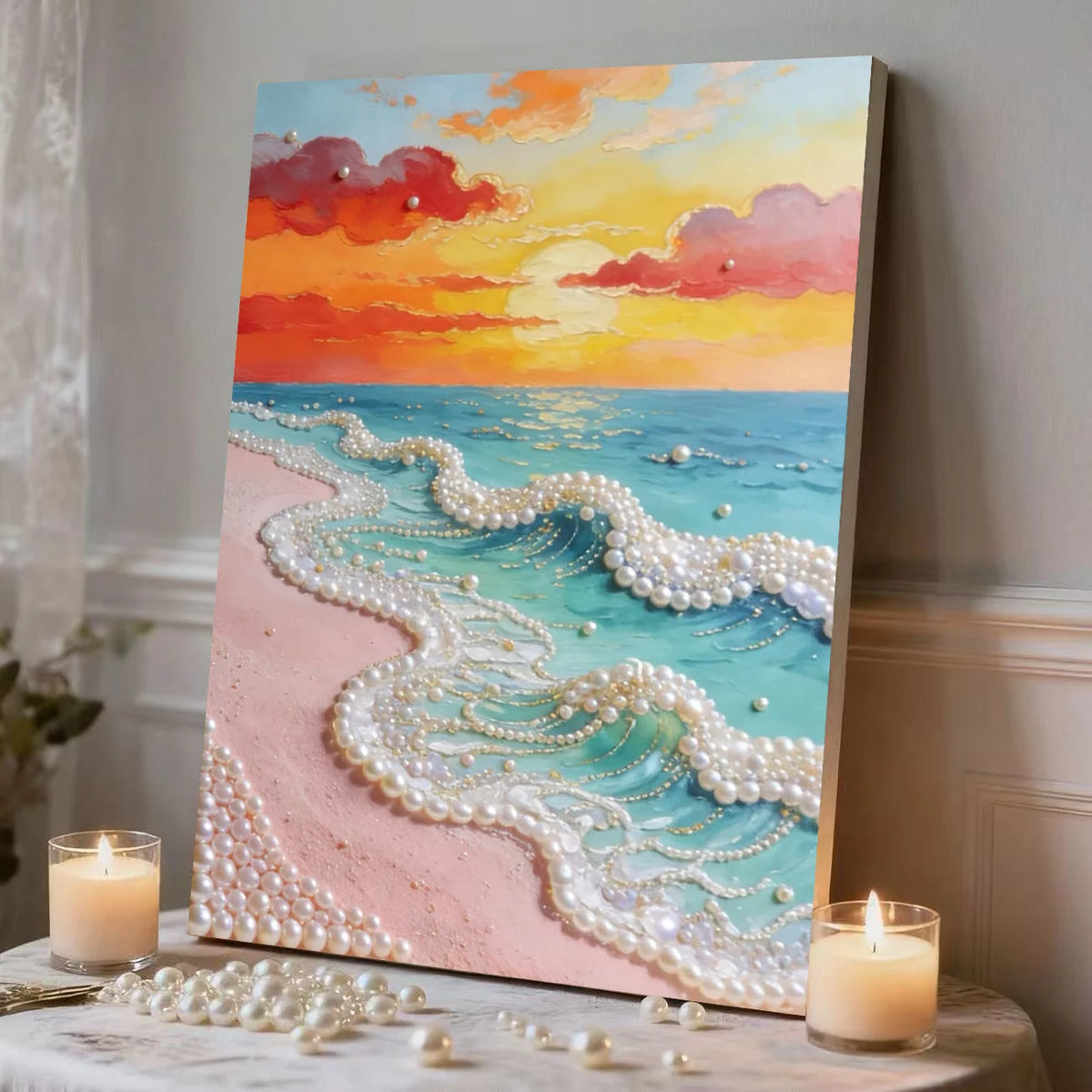 Purpose-Built 5D Sparkling Beads Painting Set for Everyday Use
