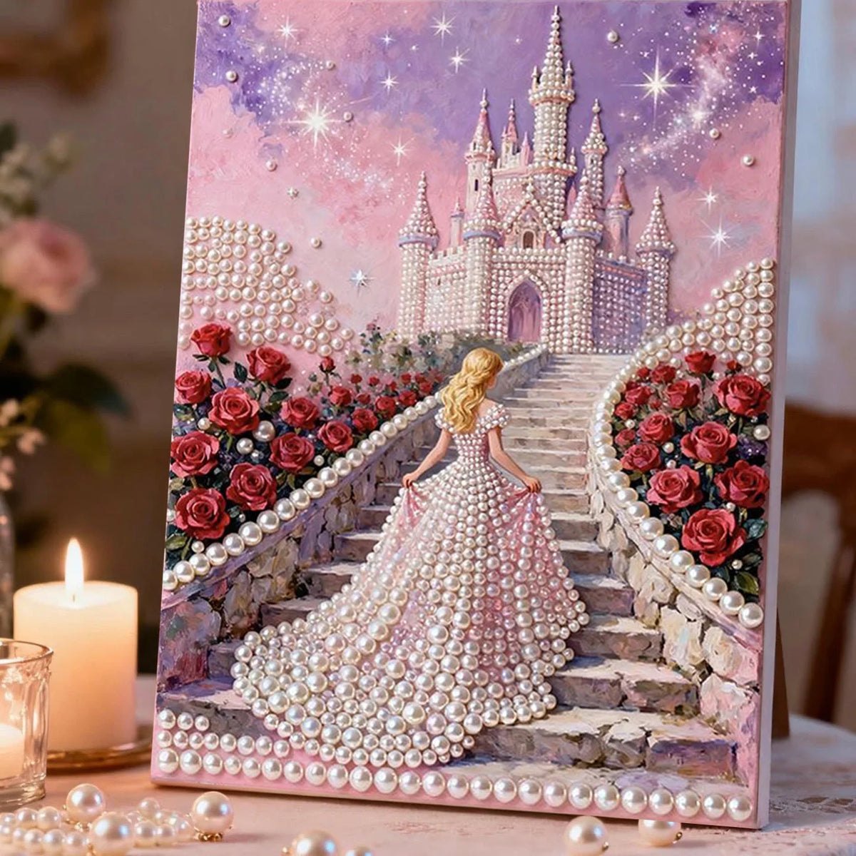 Purpose-Built 5D Sparkling Beads Painting Set for Everyday Use