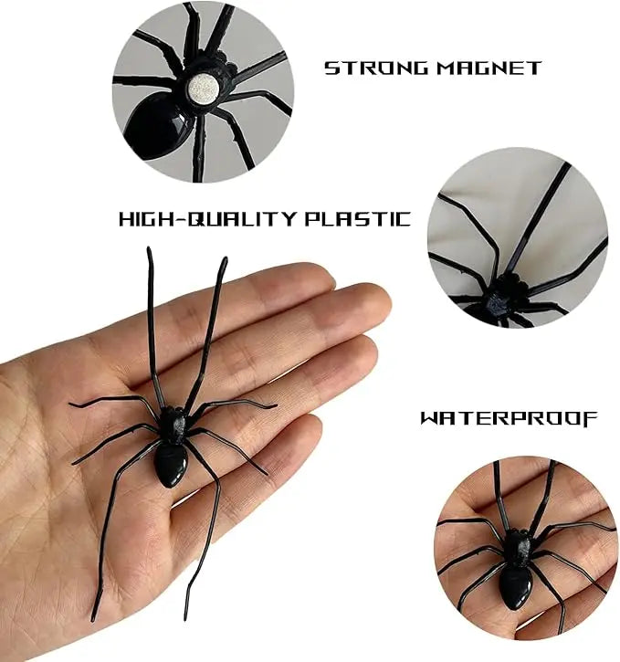 Realistic Spider Magnets for Refrigerators, Cars, and Metal Doors