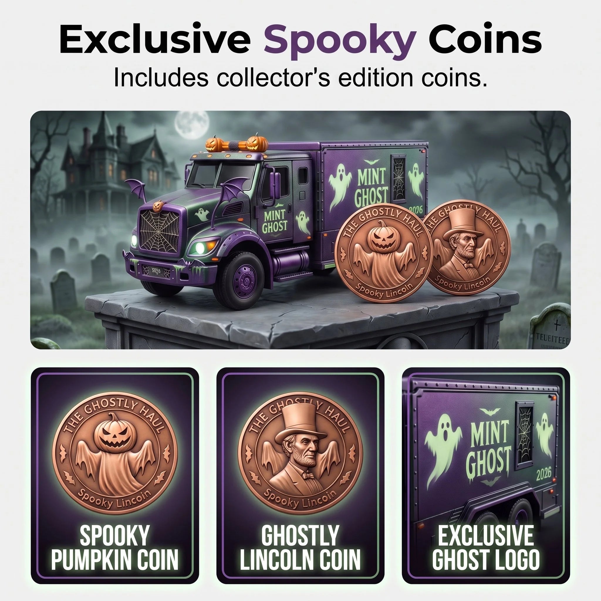 Purpose-Built Spooky Mint Ghost Hauler – Collector’s