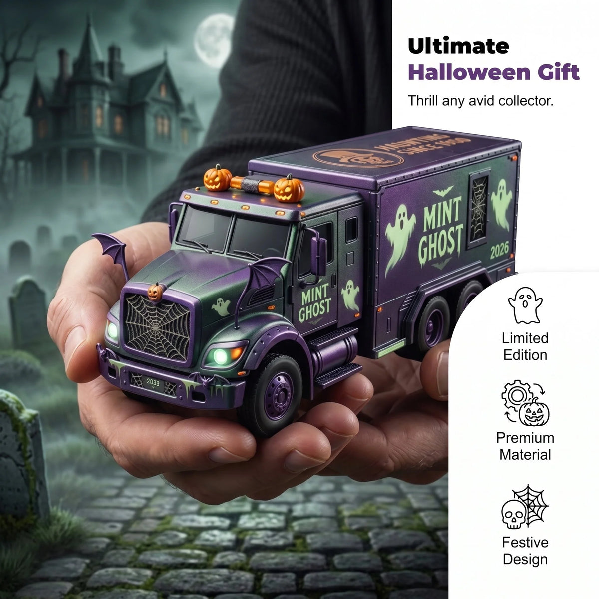 Purpose-Built Spooky Mint Ghost Hauler – Collector’s