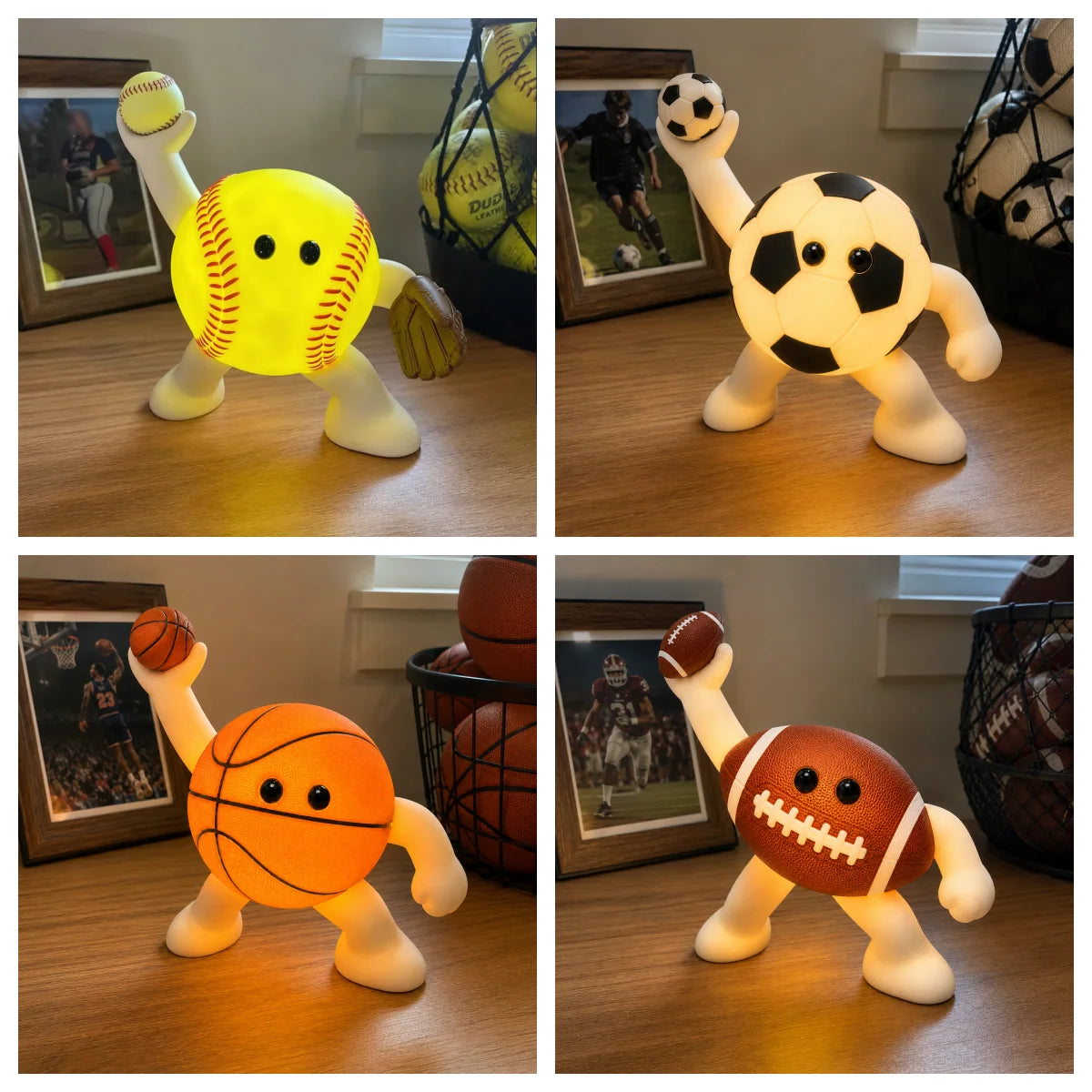 Decorative Sports Buddy Glow Light for Focused Lighting