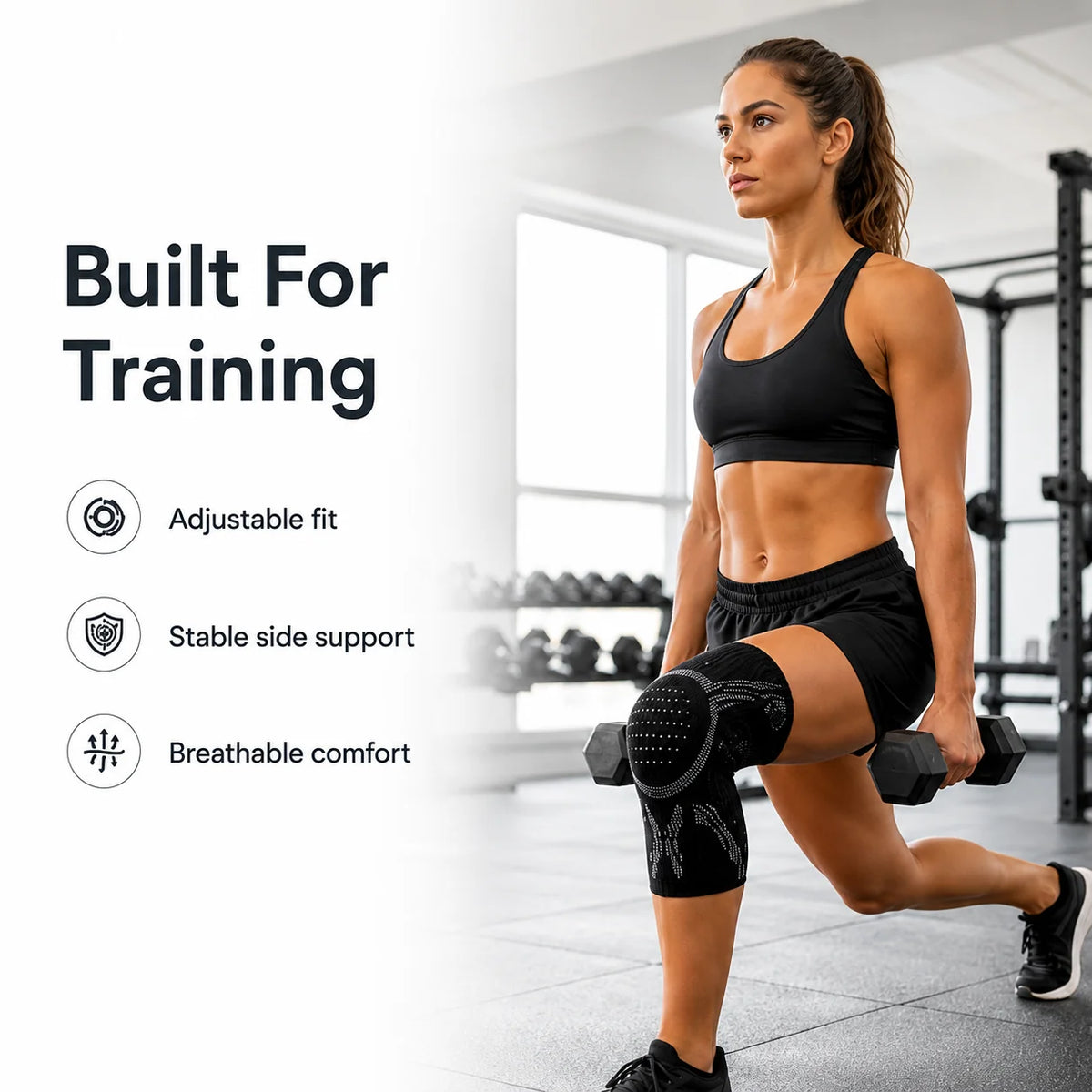 Purpose-Built Sports Knee Support Brace for Everyday Use