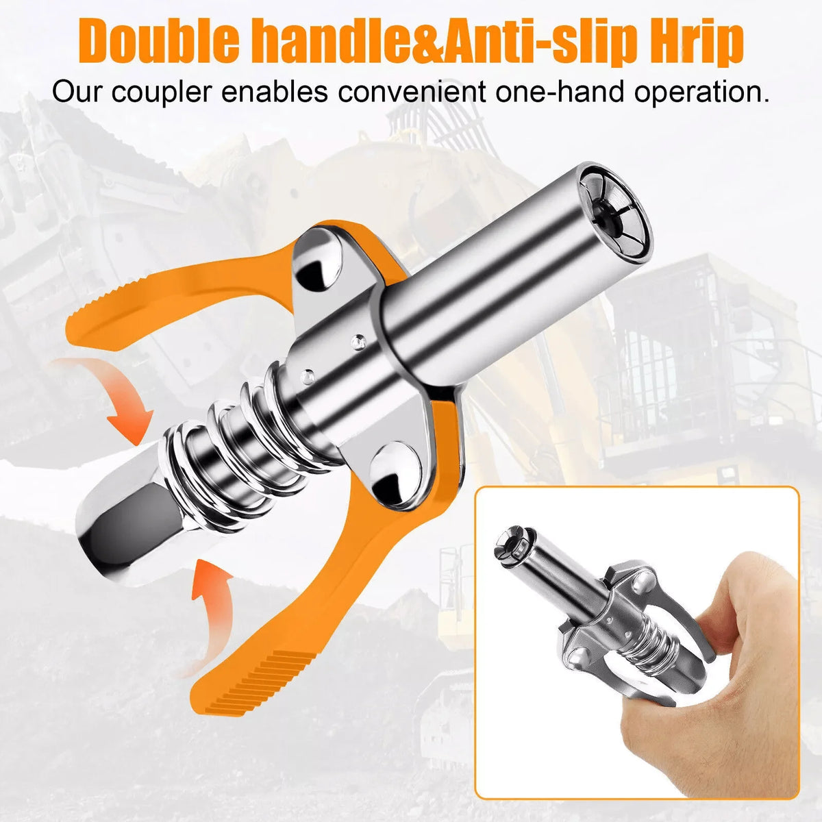 Vehicle-Ready 12000PSI 6-Jaw Stainless Steel Leak-Proof Universal
