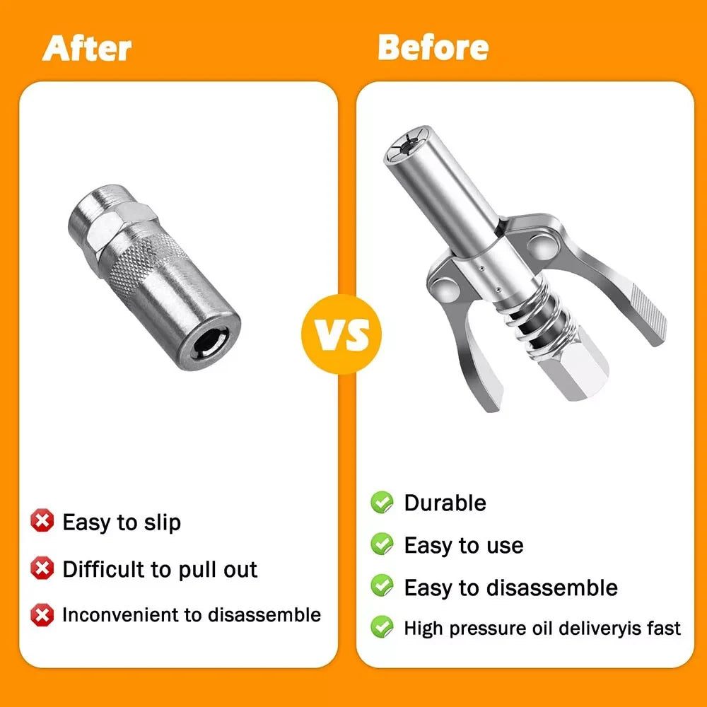 Vehicle-Ready 12000PSI 6-Jaw Stainless Steel Leak-Proof Universal