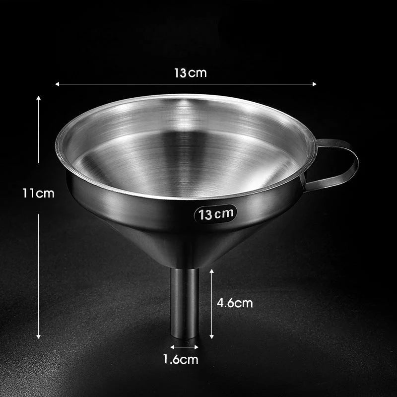 Easy-Care 304 Stainless Steel Filter Funnel for Routine Upkeep