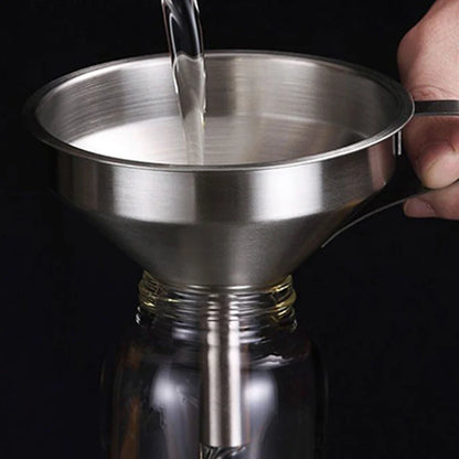Easy-Care 304 Stainless Steel Filter Funnel for Routine Upkeep
