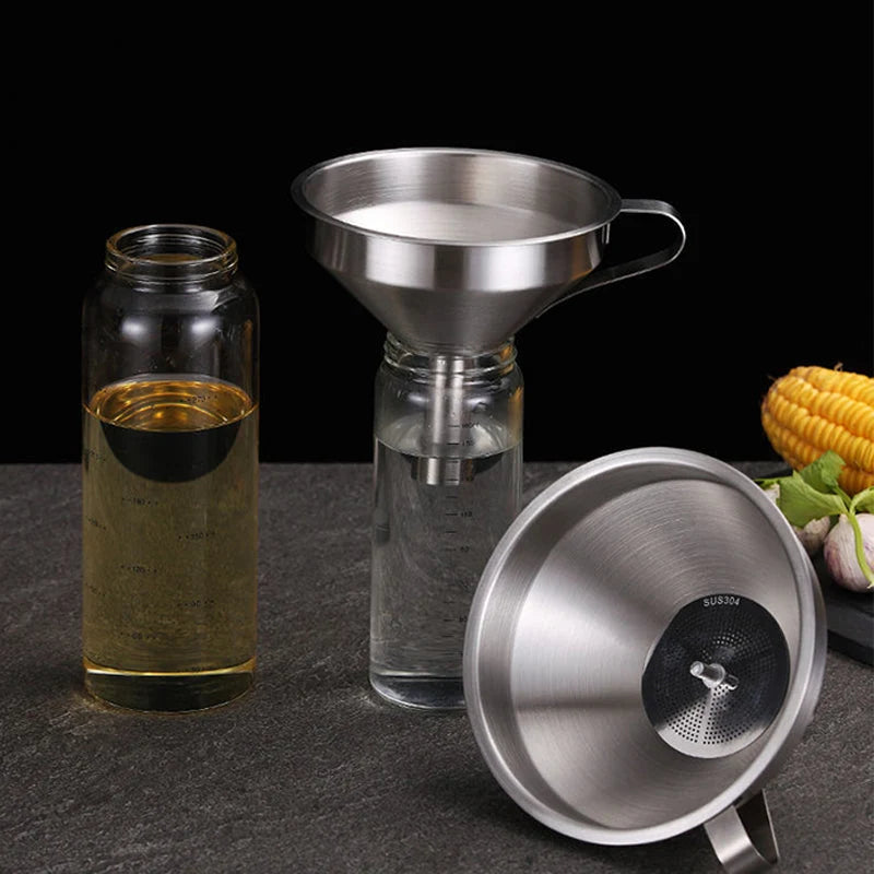 Easy-Care 304 Stainless Steel Filter Funnel for Routine Upkeep