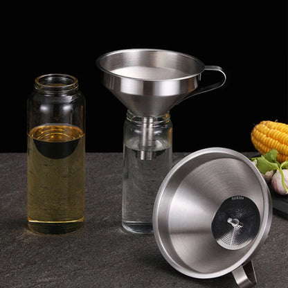 Easy-Care 304 Stainless Steel Filter Funnel for Routine Upkeep