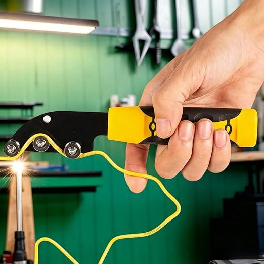 Vehicle-Ready Stainless Steel Cable Straightener Tool - Professional