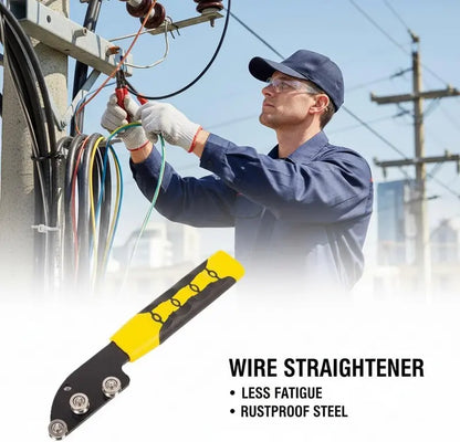 Vehicle-Ready Stainless Steel Cable Straightener Tool - Professional