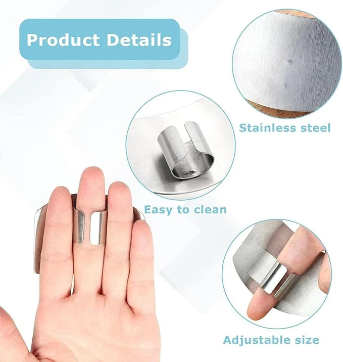 Purpose-Built Stainless Steel Finger Guard for Everyday Use