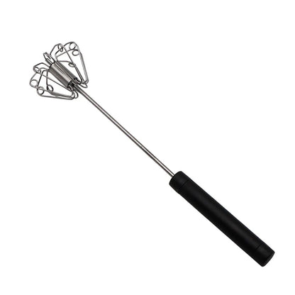 Practical Stainless Steel Semi-Automatic Hand Egg Beater – Fast &