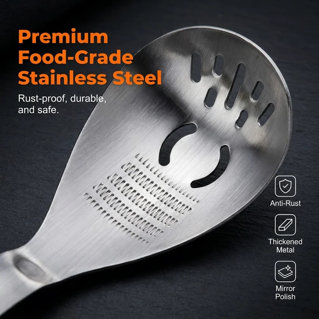 Easy-Use 5-in-1 Stainless – Kitchen Helper for Daily Kitchen Tasks
